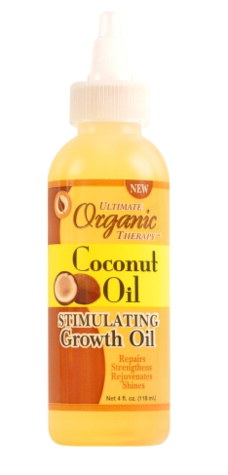 Ultimate Organic Therapy Coconut Oil Stimulating Growth Oil 4 oz
