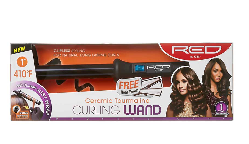 Ceramic Tourmaline Curling Wand With a Free Heat Pouch