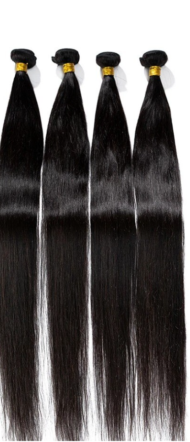 30'' Straight Hair Bundles Brazilian Human Hair Bundles 100% Unprocessed Virgin Hair Straight Weave Hair Bundles Natural Color Human