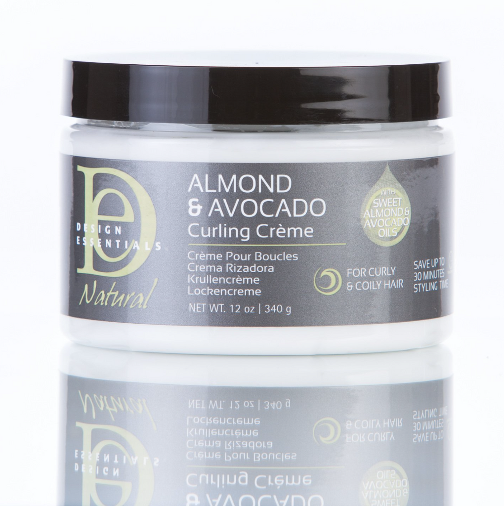 Design Essentials Natural Almond & Avocado Curling Creme, 12 Ounce
