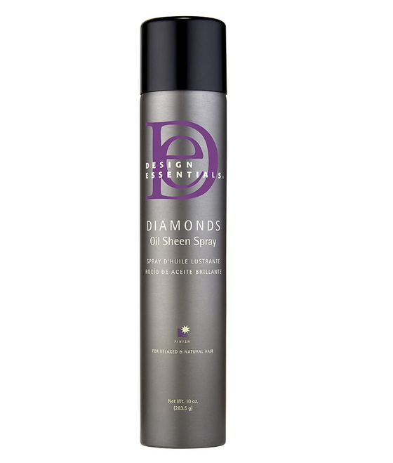 Design Essentials Diamonds Oil Sheen Spray for Relaxed & Natural Hair, Clear, 10 Oz