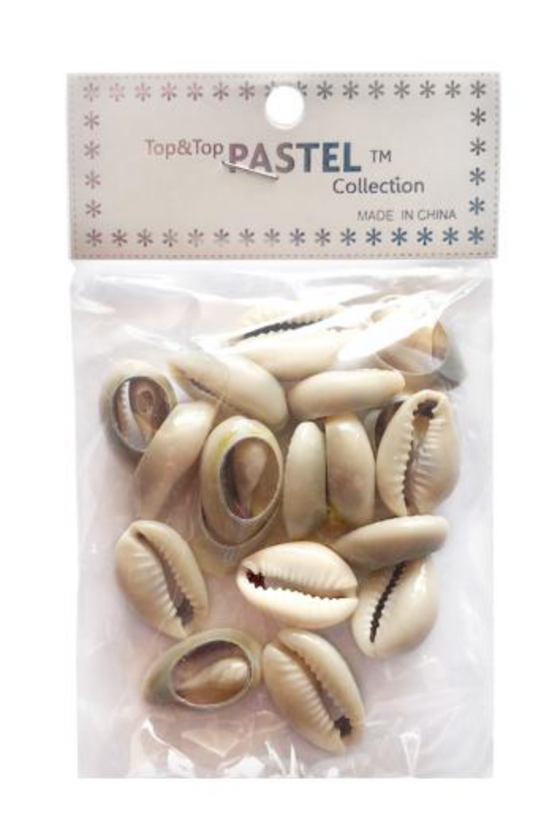 Pastel Collection Shell Hair Beads