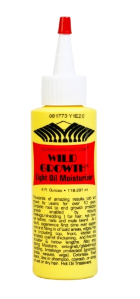 Wild Growth Light Oil Moisturizer 4oz