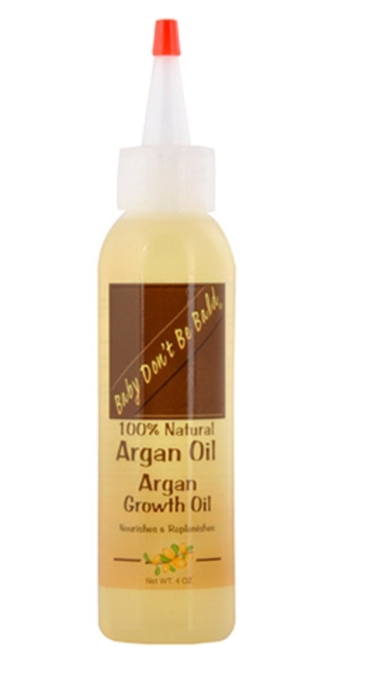 Baby Don't Be Bald 100% Natural Argan Oil Growth Oil 4oz