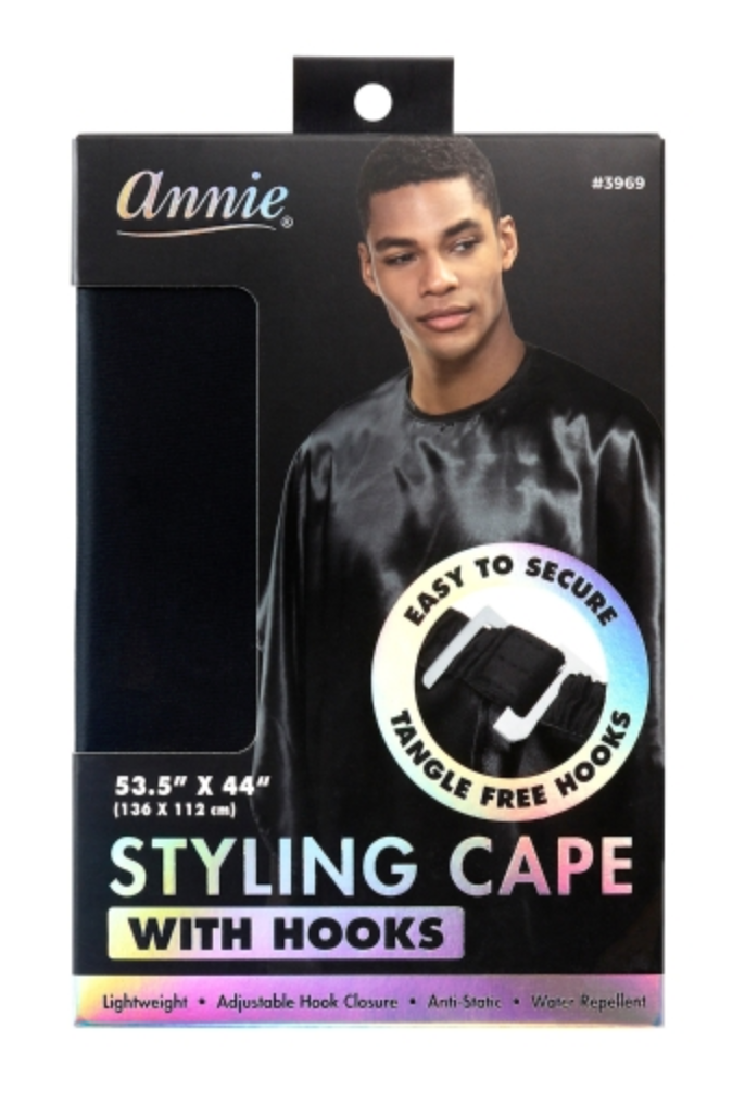 Annie Styling Cape with Hook 53.5" X 44"