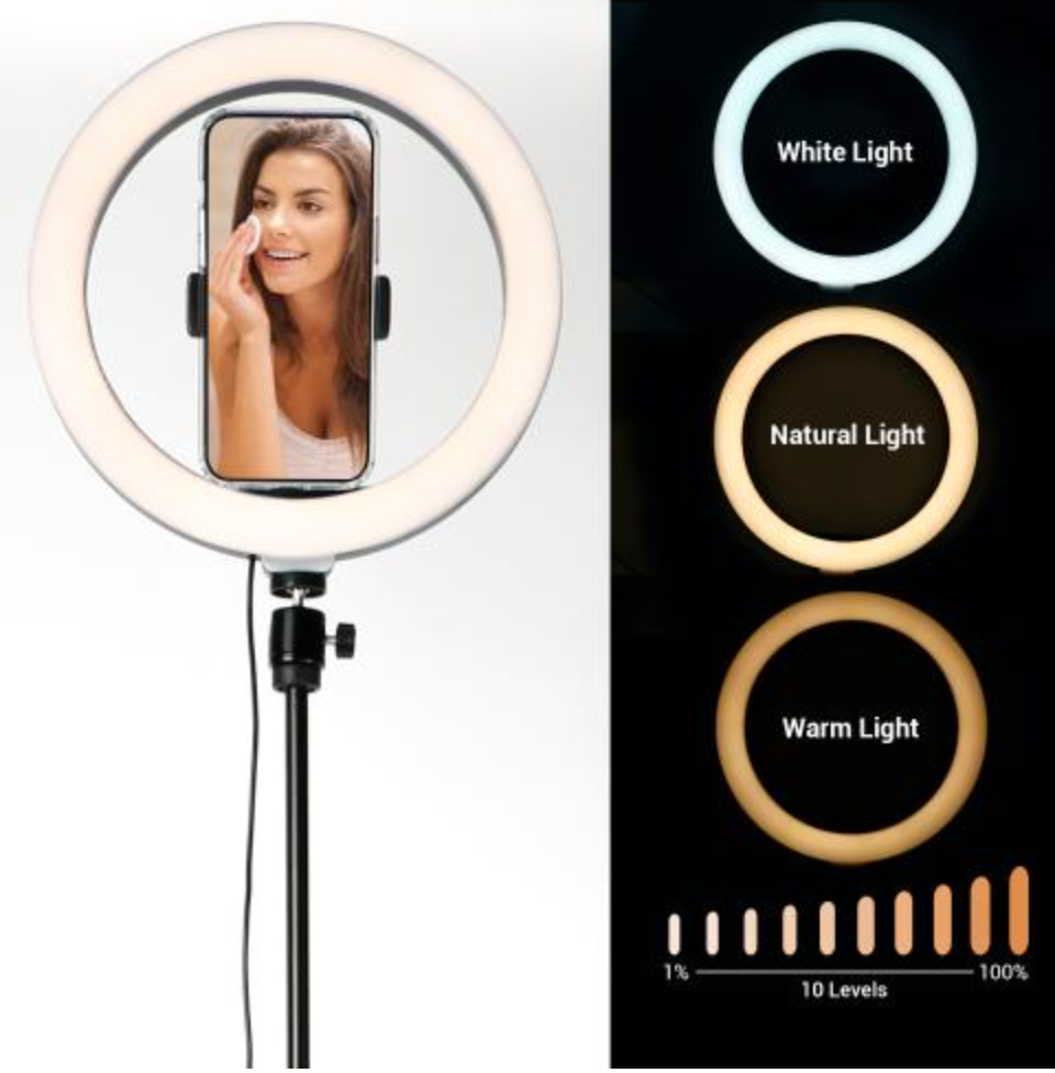 Studio Limited LED Ring Light with Tripod Stand 3 Color Light