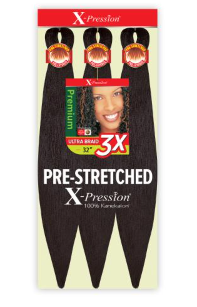 Outre Braids X-Pression Kanekalon 3X Pre Stretched Ultra Braid 32"